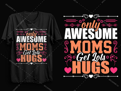 Mom Typography T shirt design