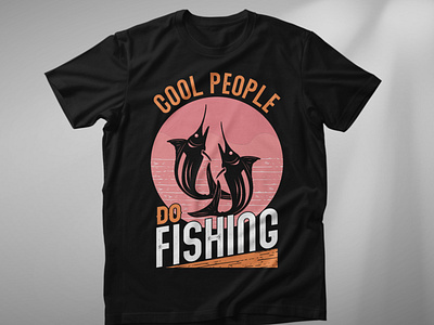 Fishing t shirt design