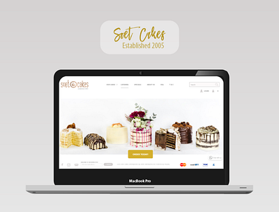 Soet Cakes Website Design design landing page ui design website design