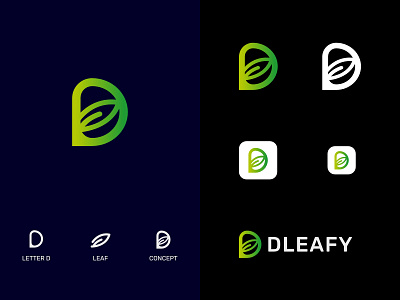 D Leaf Logo