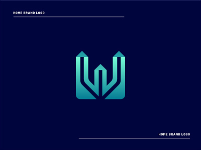 W Home Letter Logo