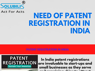 Need of patent registrtion in India patent filing patent registration in bangalore patent registration in chennai