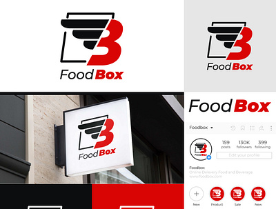 Logo Design food box branding design illustration logo logo design logos