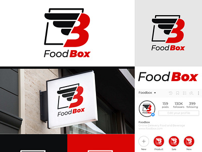 Logo Design food box