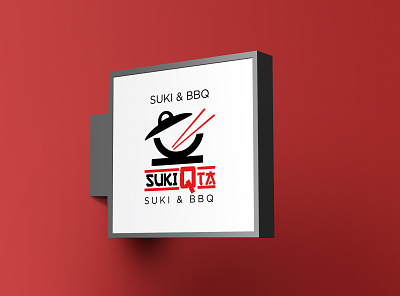 Branding Signboard SUKI QTA branding design logo logo design logos