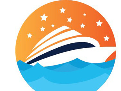 Cruise Ship Logo logo logo design photoshop ship vector