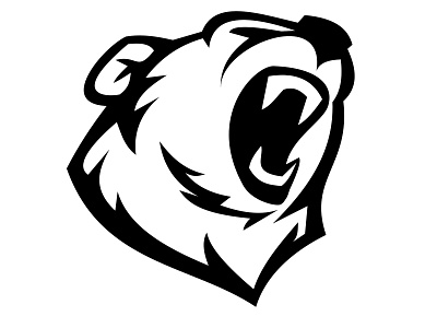 Bear illustration logo