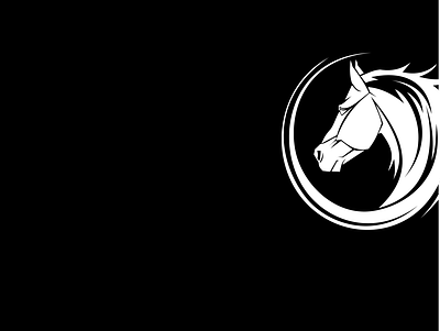 Horse Wallpaper design illustration logo vector