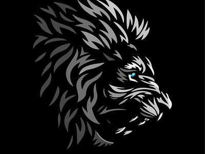 Lion branding design graphic design icon illustration illustrator logo vector