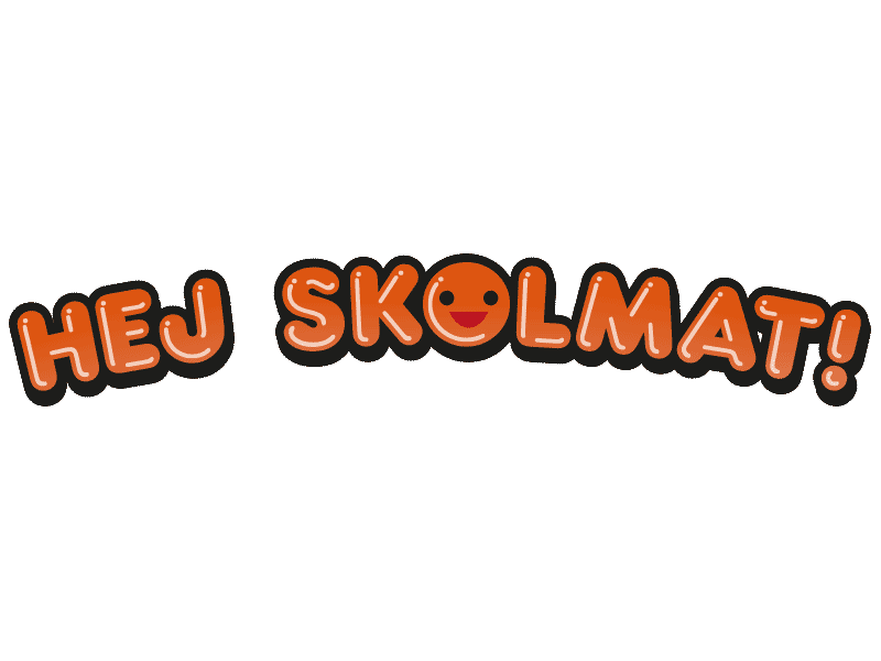 Hej Skolmat - logotype animation graphic design logotype