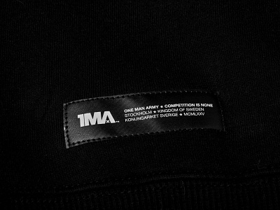 1MA - Label design apparel design fashion