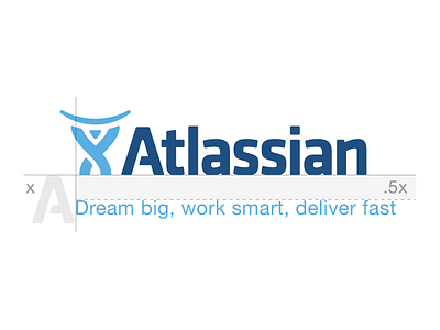 Atlassian logo and tagline lockup