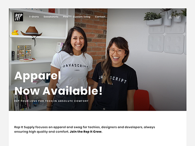 Rep It Supply - Landing Page