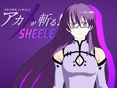 Sheele - Akame Ga Kill 3d 3d animation 3d art anime animeart bnha bokunoheroacademia character mha myheroacademia