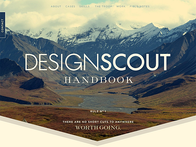 Designscout Website Concept