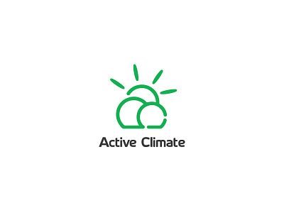 Active Climate branding design graphic id logo