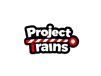 Project Trains branding design graphic id logo