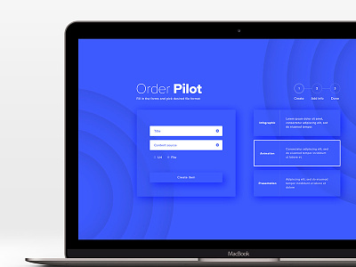 Pilot order page form landing page landingpage submit ui user experience user interface ux web webdesign webpage website