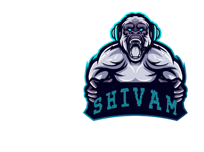 Shivam logo animation illustration logo mascot mascotlogo twitch logo