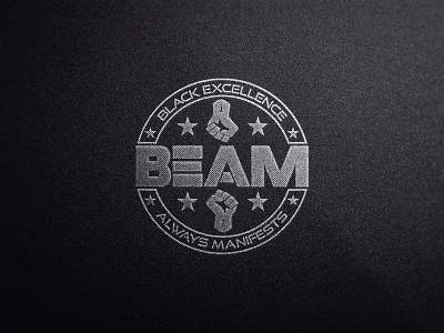 BEAM Black Excellence Always Manifests brand design design graphic design illustration logo logo branding logo design logo design branding logodesign office design
