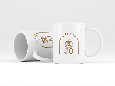 A Cup of Jo brand design graphic design logo logo branding logo design logo design branding logodesign vector
