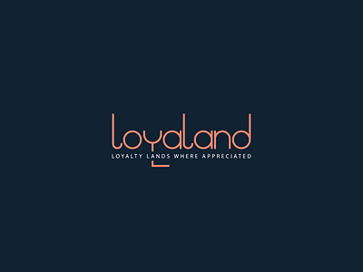 Loyaland Logo brand design design graphic design illustration l logo land logo logo logo branding logo design logo design branding logodesign loyal logo ui
