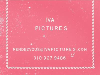Iva Pictures chain film identity pictures pink type