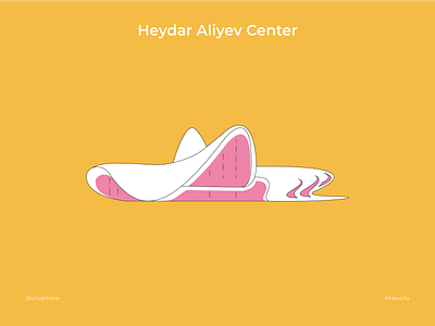 Heydar Aliyev Center | Landmark architecture art azerbaijan baku cityscapes design illustration landmark landscape vector