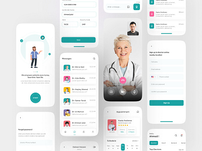 Medical Mobile App app app design design designs doctor dribbble best shot health homepage hospitality medical app minimal mobile app mobile ui nurse ui ui ux ui design uiux