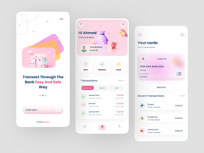 Financial App Design Concept