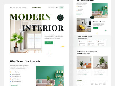 Modern Interior website