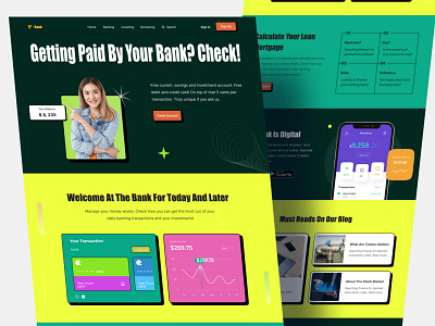 Bixby Banking Website Design