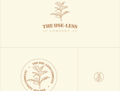 The Use-Less Company Logo brand identity branding clean design flat graphic design icon illustration logo minimal ui vector