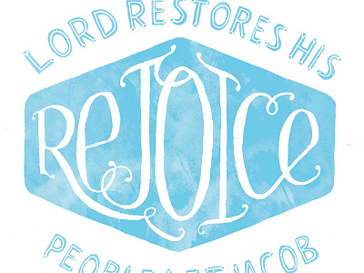 Psalm 14 hand lettering lettering psalm 14 typeandverse.com typography