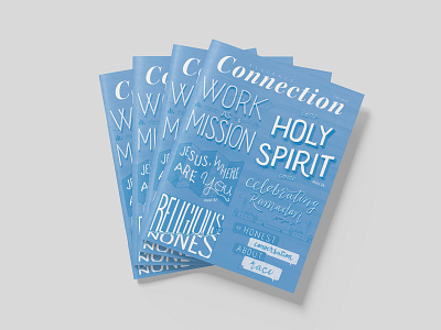 Fall 2020 Alliance Connection Magazine alliance hand lettering lettering magazine magazine cover type typography