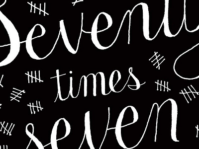 Seventy times seven