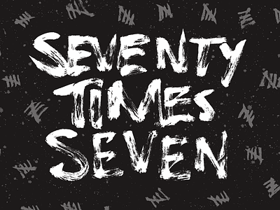 Seventyxseven Web brush lettering eric crow lettering scripture type typeandverse typography verse