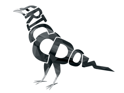 Crow crow eric crow logo vector