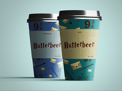Hogwarts coffee-cups - Diana Fandul cups harrypotter hogwarts mockups pattern art pattern design vector