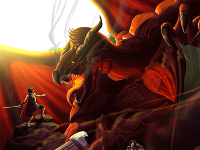 Dragons Dogma (Fanart) concept art fanart fantasy art fantasyart gaming illustration