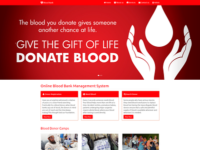 Blood Bank animation branding design icon illustration logo ui ux web website