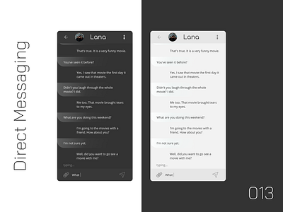 Direct Messaging - Daily UI 013