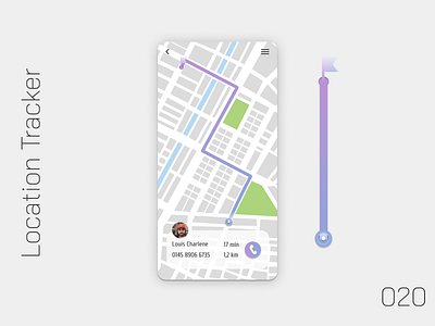 Daily UI 020 - Location Tracker