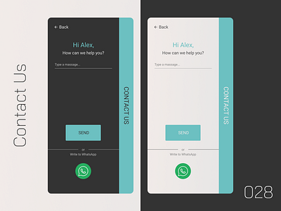 Daily UI 028 - Contact Us