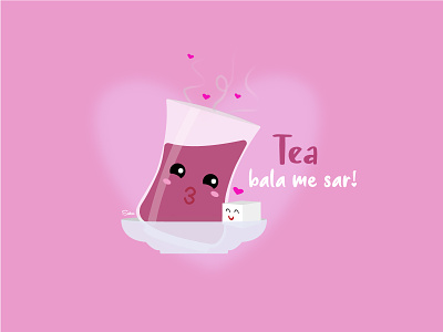chai chai character character design digital illustration illustrator lovestory suger tea