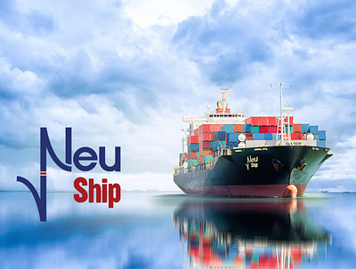 neu ship freight transport logo freight transport logo design logodesign logotype ship