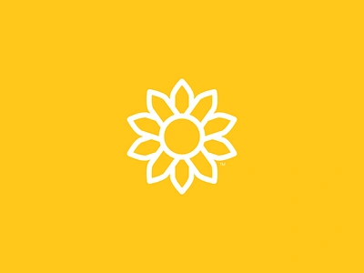 Summery brand design data analytics edugon flower logo summer summery sunflower tech logo