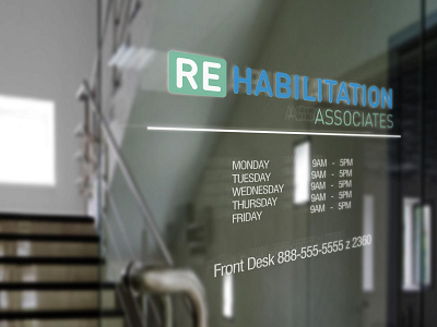 Rehabilitation Associates logo&branding brand branding design logo logo design logotype rehabilitation