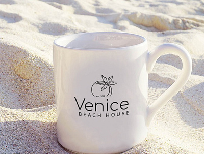 Venice Beach House logo brand branding design logo logo design logotype