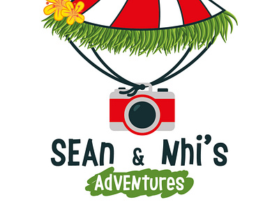 Sean Nhi & Adventures logo brand branding design illustration logo logo design logotype vector